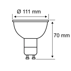 Set Standard 230V - LED Reflektor QPAR111 GU10