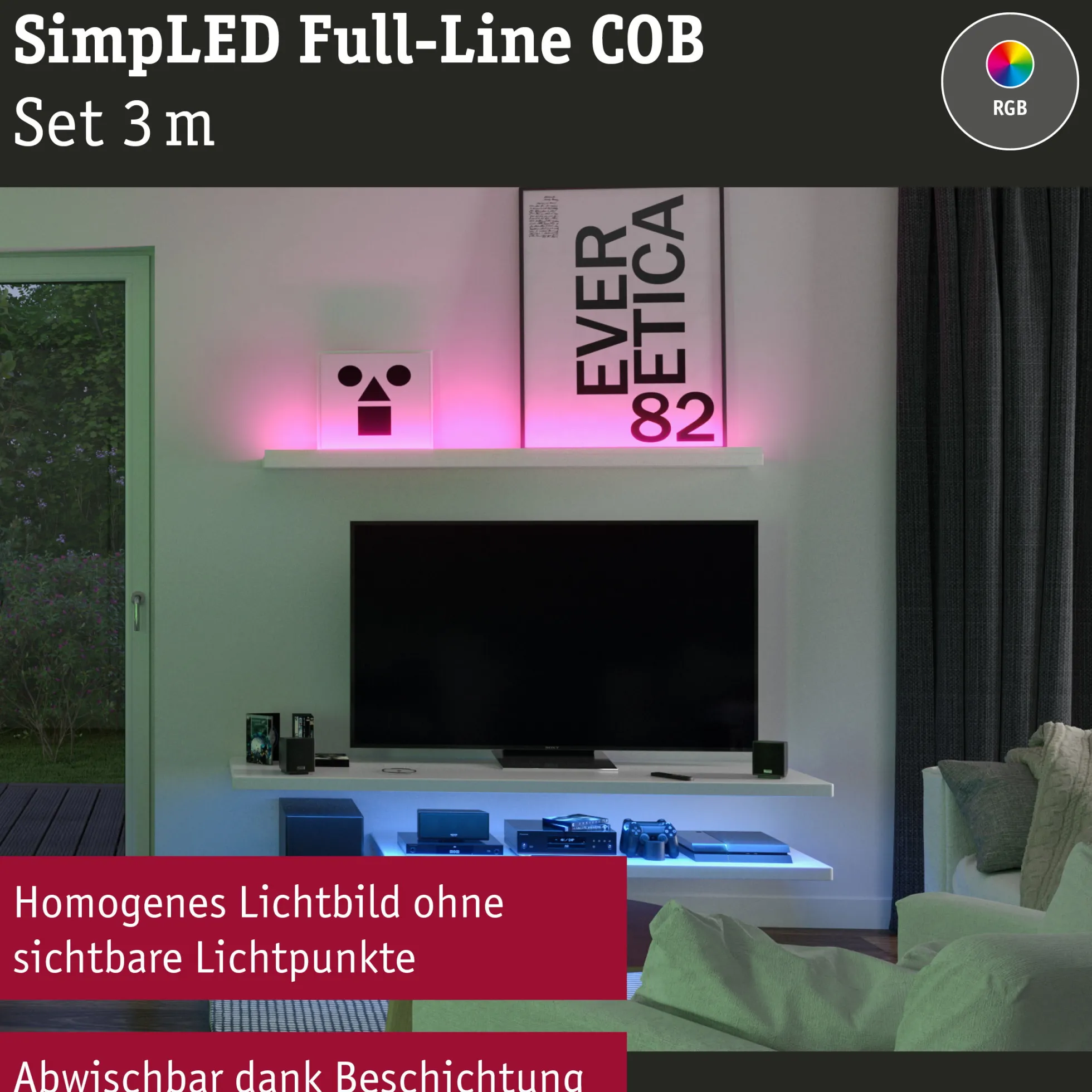 SimpLED LED Strip - Full-Line COB Komplettset