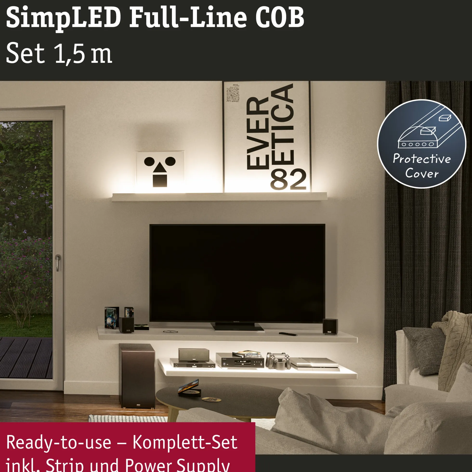 SimpLED LED Strip - Full-Line COB Komplettset