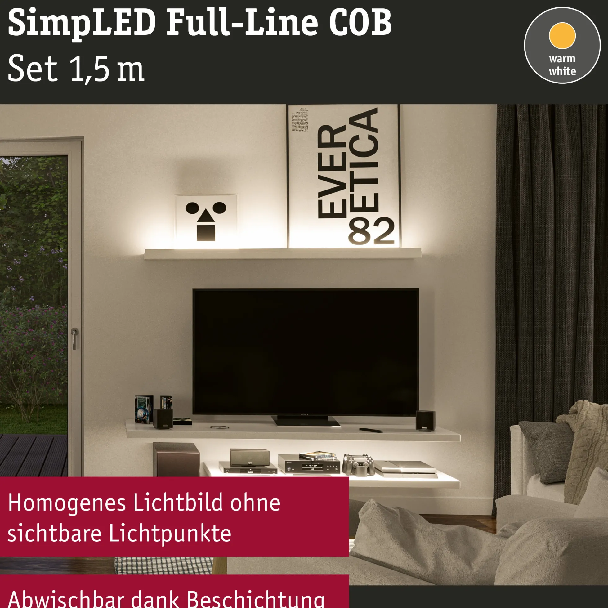 SimpLED LED Strip - Full-Line COB Komplettset