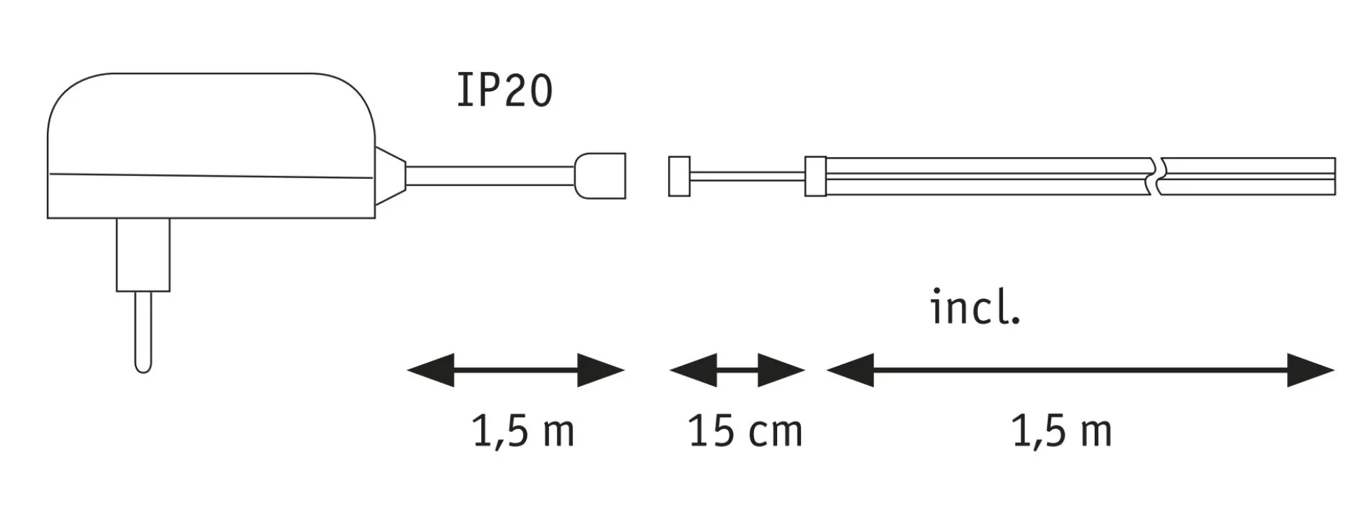 SimpLED LED Strip - Full-Line COB Komplettset