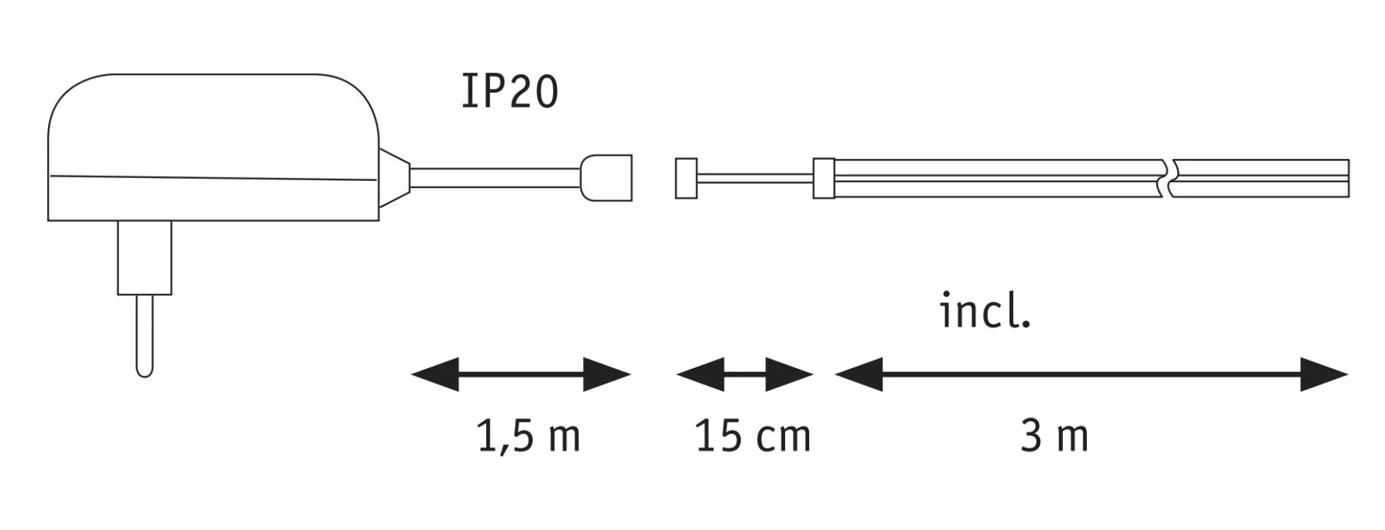 SimpLED LED Strip - Full-Line COB Komplettset