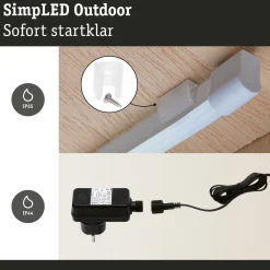 SimpLED LED Strip - Outdoor Komplettset
