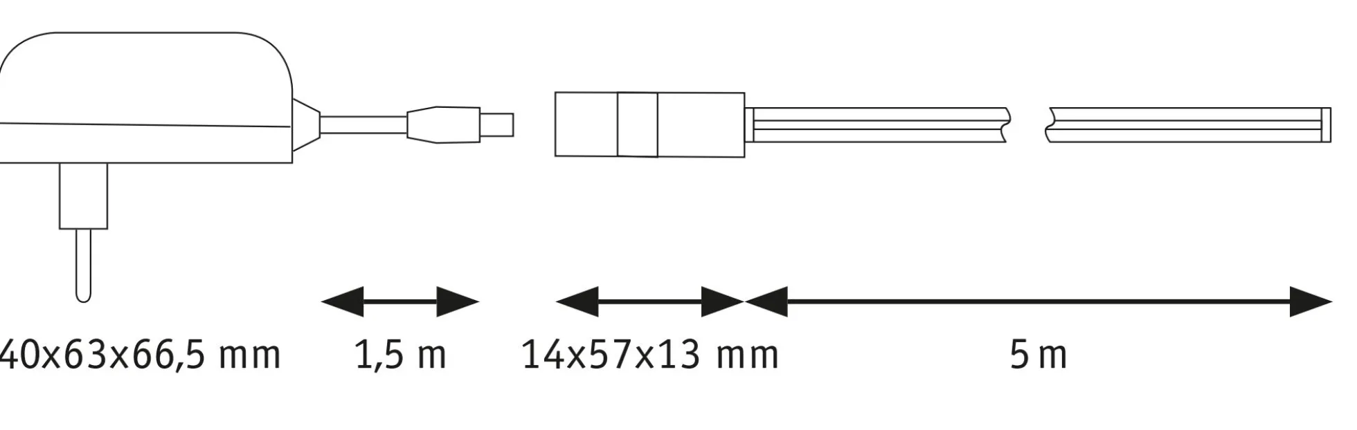 SimpLED LED Strip - RGBIC Komplettset