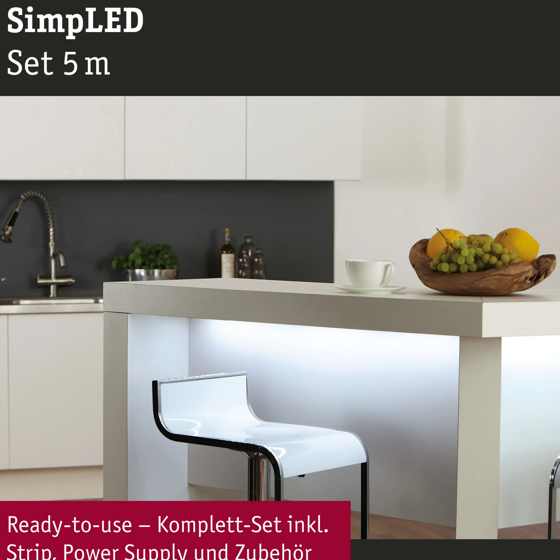 SimpLED LED Strip - Tageslichtweiß Komplettset