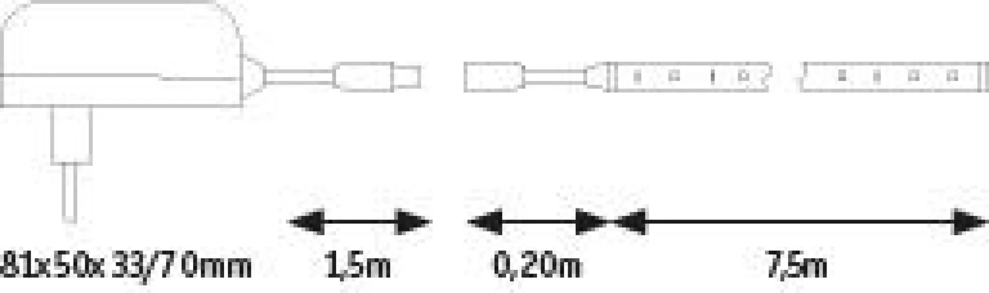 SimpLED LED Strip - Warmweiß Komplettset