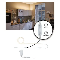 SimpLED Power LED Strip - Warmweiß Komplettset