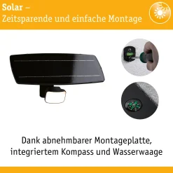 Solar Fluter - Flotas inkl. Dämmerungsgesteuerter Bewegungsmelder (HF)