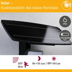 Solar Fluter - Flotas inkl. Dämmerungsgesteuerter Bewegungsmelder (HF)