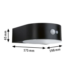 Solar LED Außenwandleuchte - Eileen insektenfreundlich