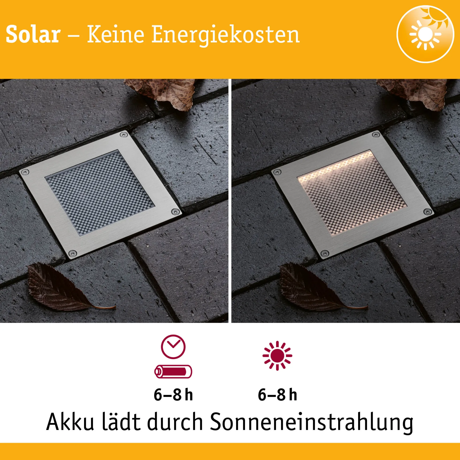 Solar LED Bodeneinbauleuchte - Sorea