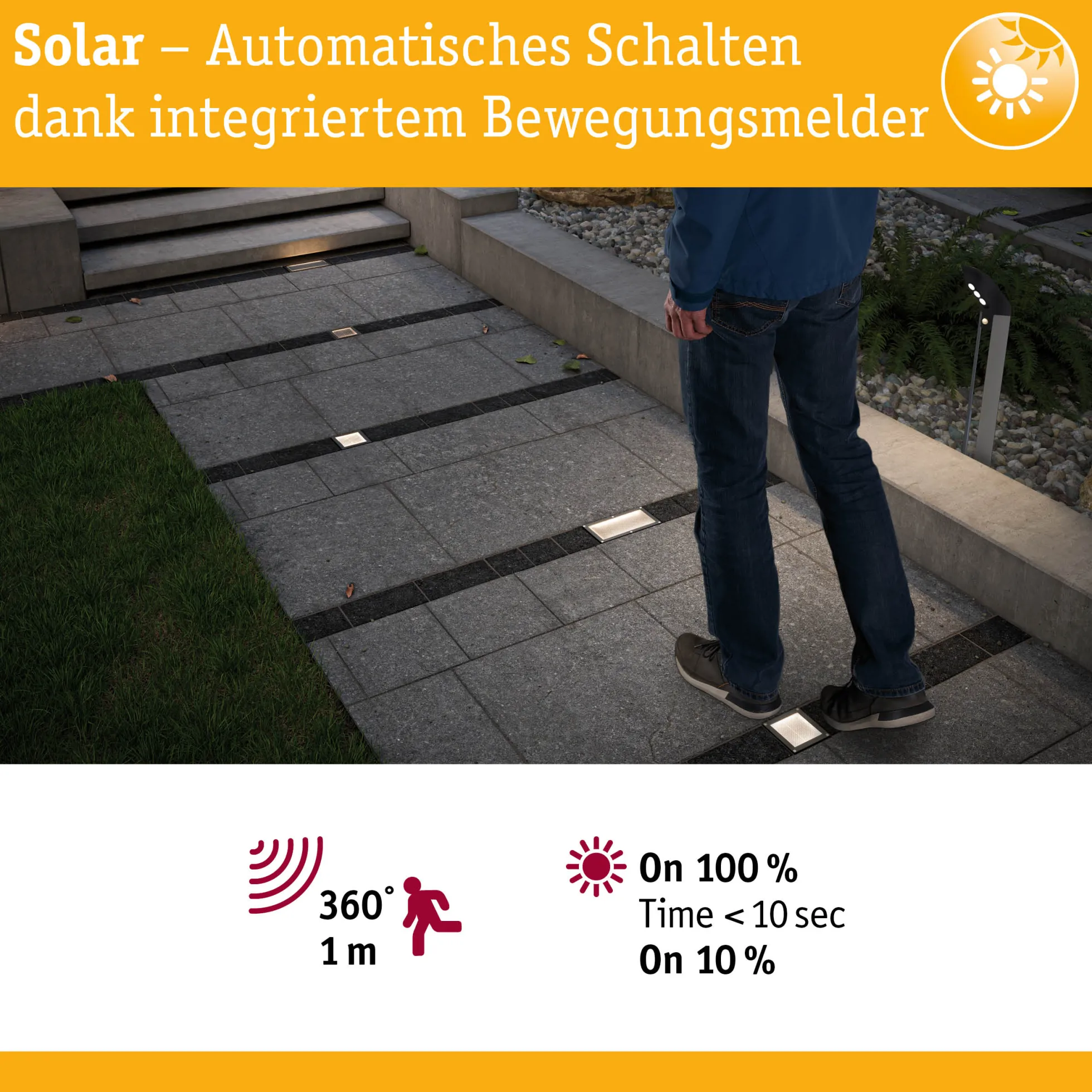 Solar LED Bodeneinbauleuchte - Aron
