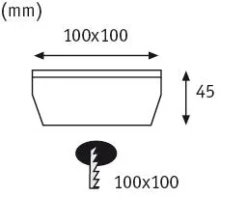 Solar LED Bodeneinbauleuchte - Cube