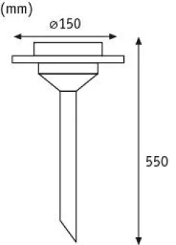 Solar LED Gartenstrahler - Ufo