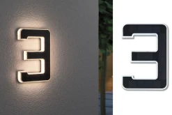 Solar LED Hausnummernleuchte - Nummer 3