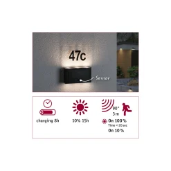 Solar LED Hausnummernleuchte - Neda