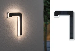 Solar LED Hausnummernleuchte - Nummer 7