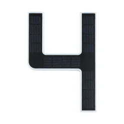 Solar LED Hausnummernleuchte - Nummer 4