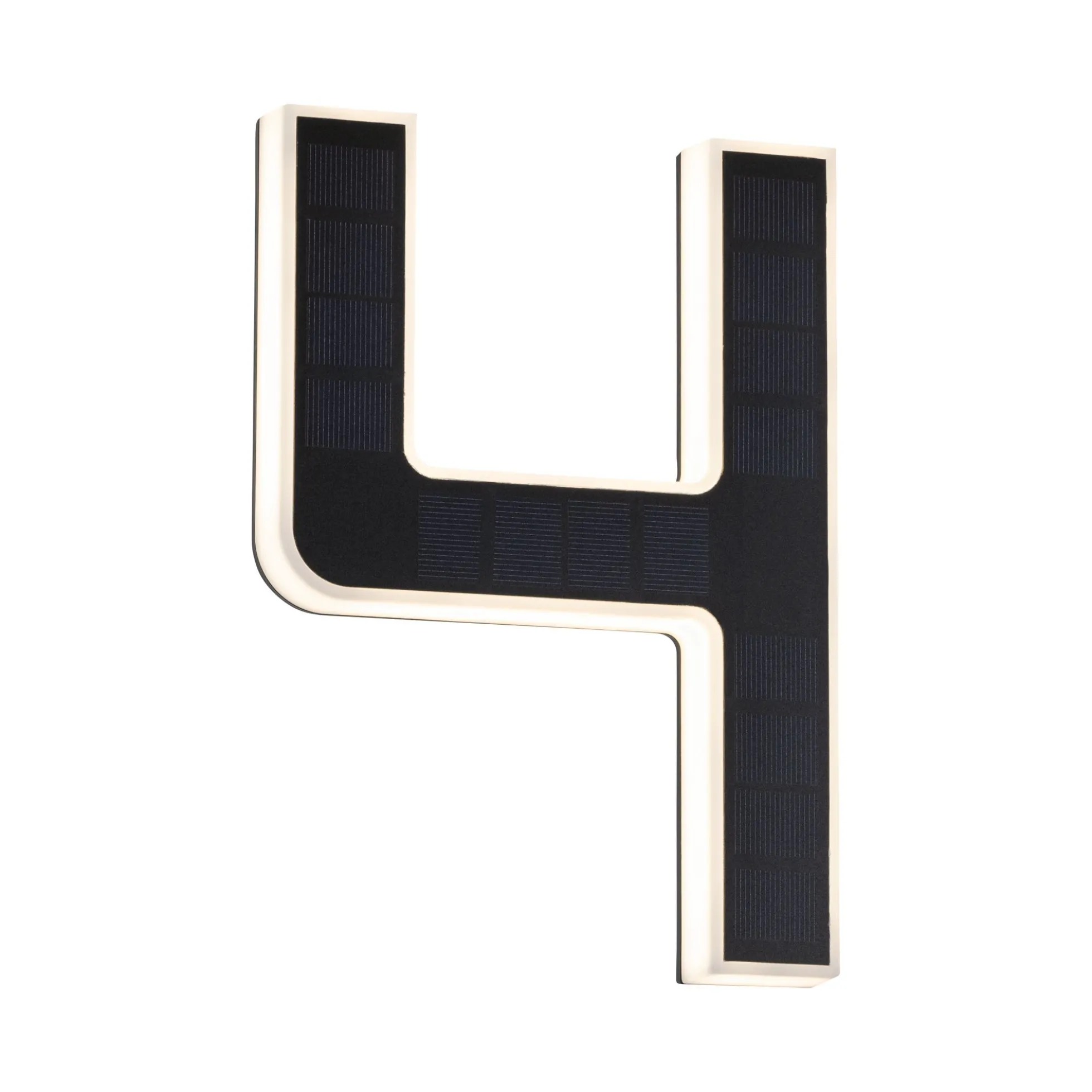Solar LED Hausnummernleuchte - Nummer 4