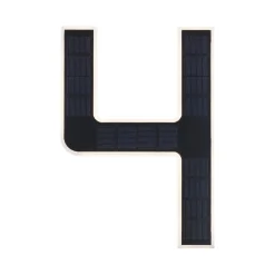 Solar LED Hausnummernleuchte - Nummer 4
