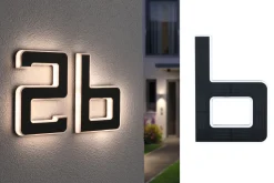 Solar LED Hausnummernleuchte - Buchstabe b