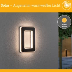 Solar LED Hausnummernleuchte - Nummer 0