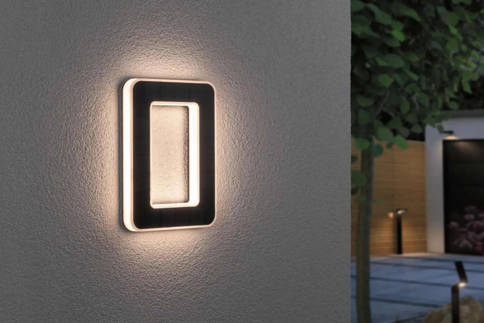 Solar LED Hausnummernleuchte - Nummer 0