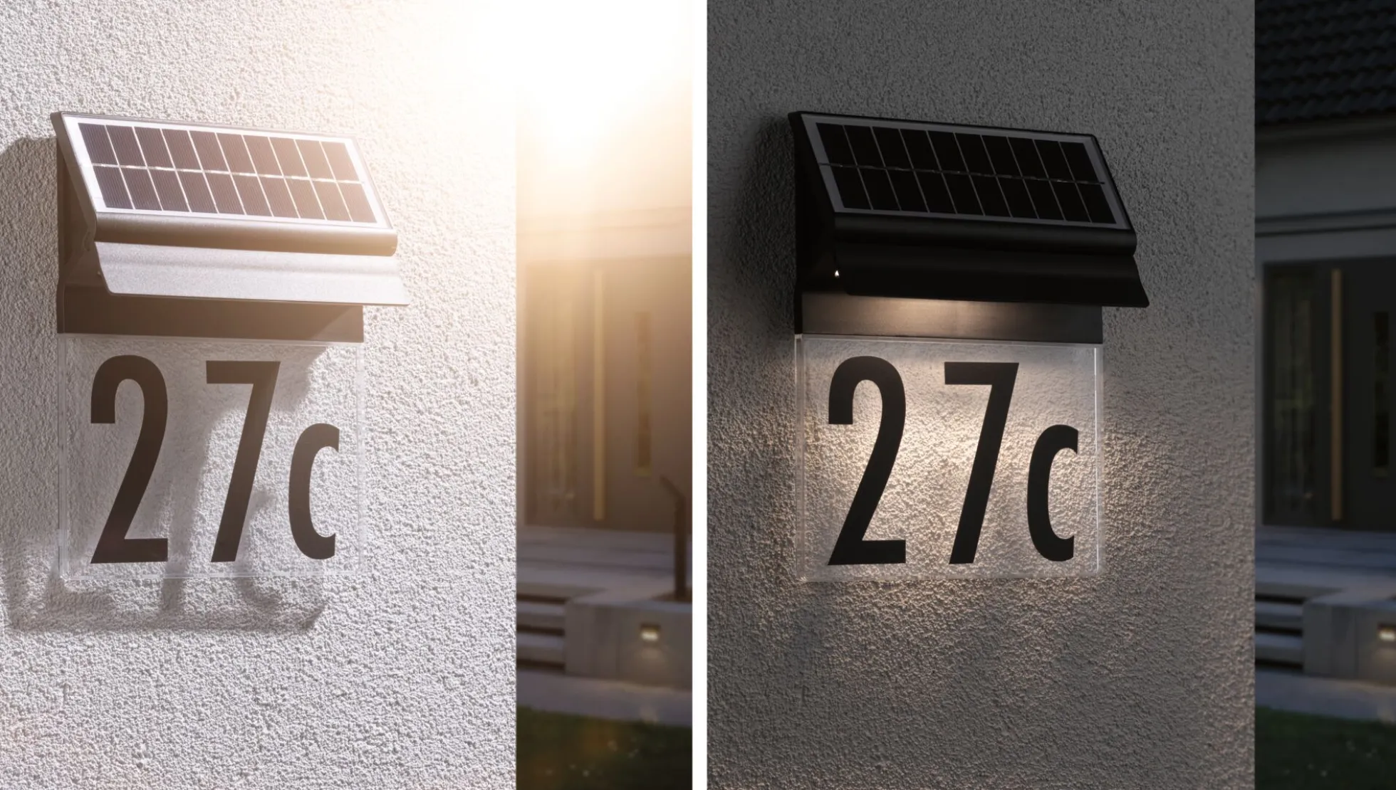 Solar LED Hausnummernleuchte - Neda