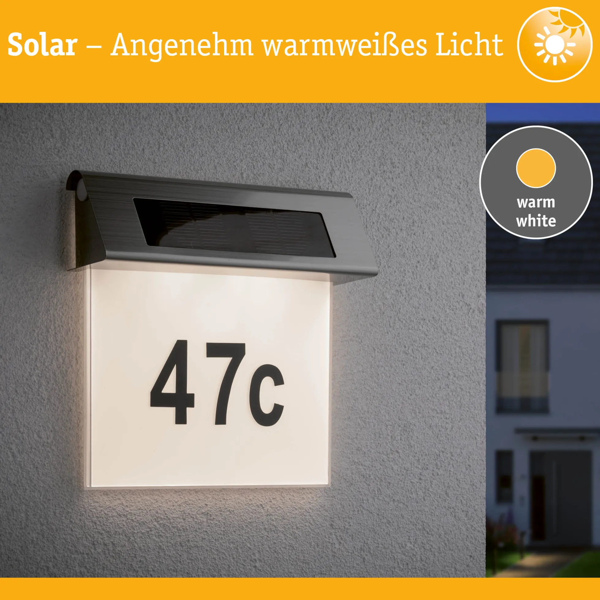 Solar LED Hausnummernleuchte - Special Line