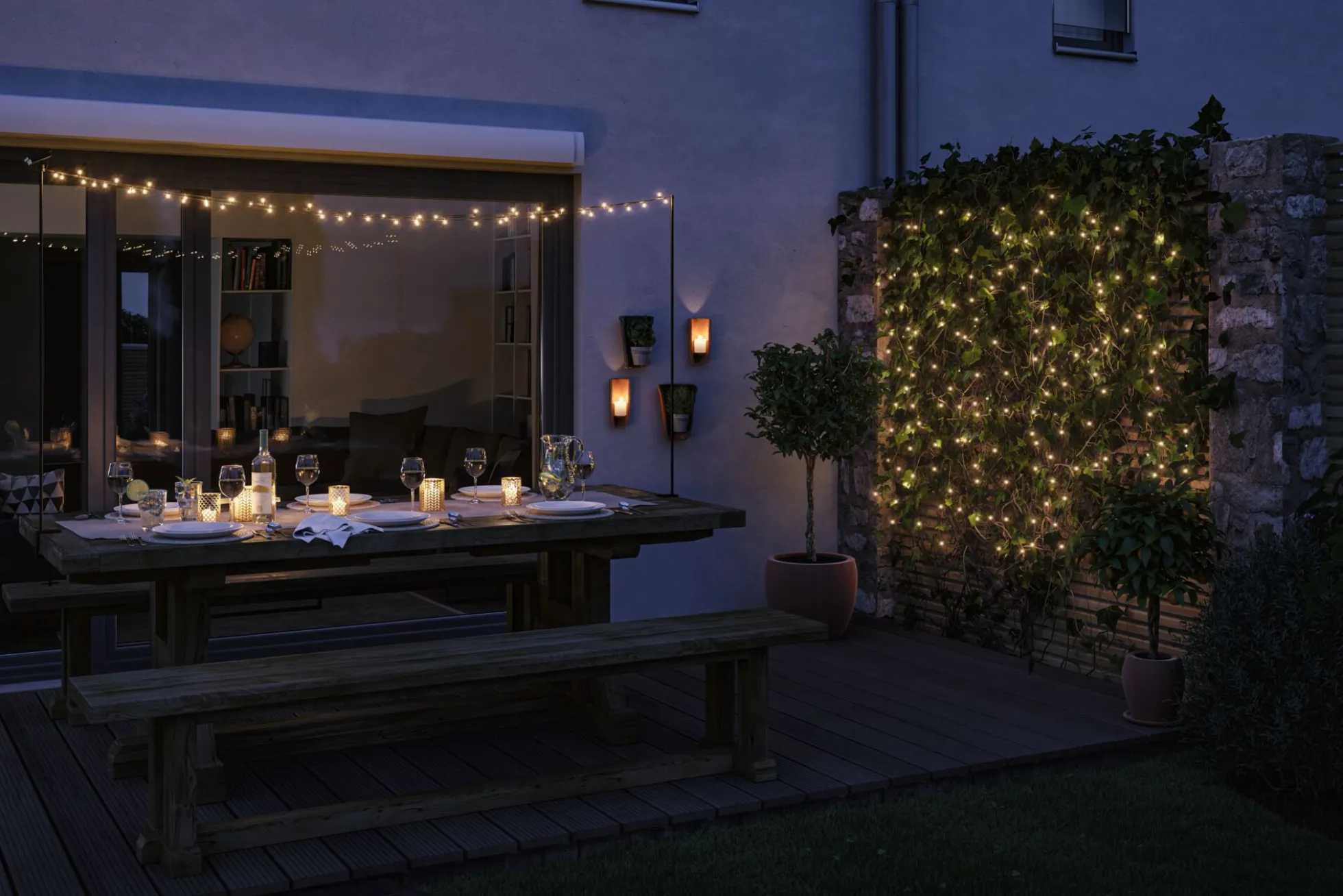 Solar LED Lichterkette - Aurinka