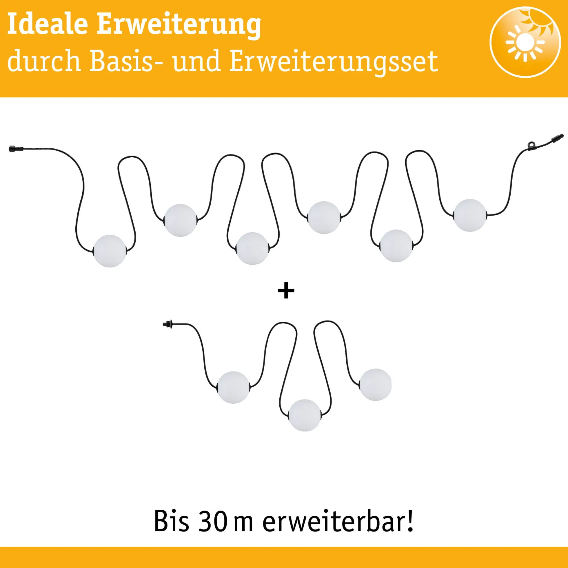 Solar LED Lichterkette - Taina Erweiterungsset