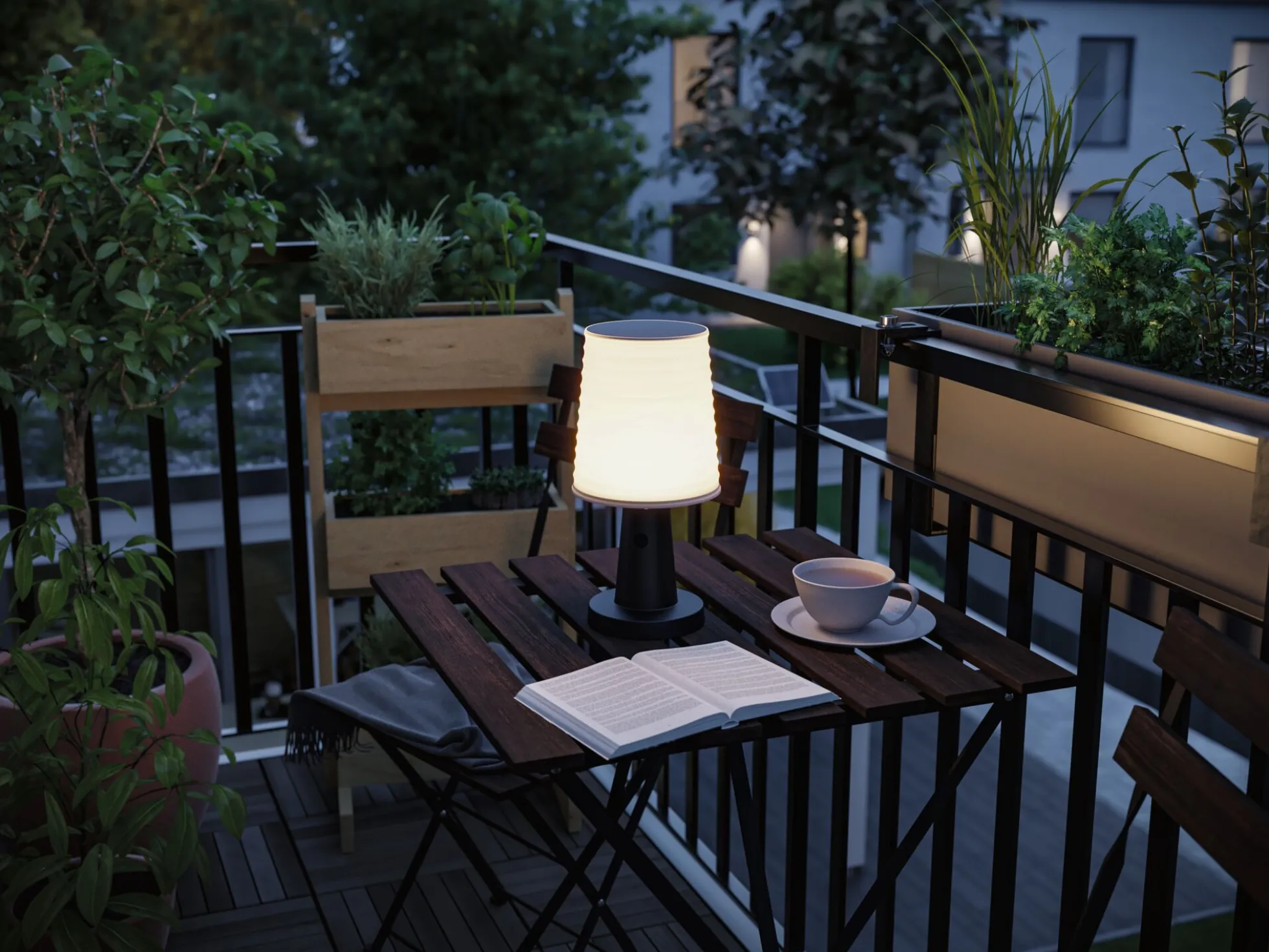 Solar LED Tischleuchte 3-Step-Dim - Ilanga