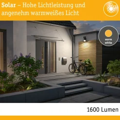 Solar LED Wandfluter - Lesla Dämmerungsgesteuerter Bewegungsmelder (IR)
