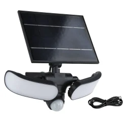 Solar LED Wandfluter - Sonlig Dämmerungsgesteuerter Bewegungsmelder (IR)