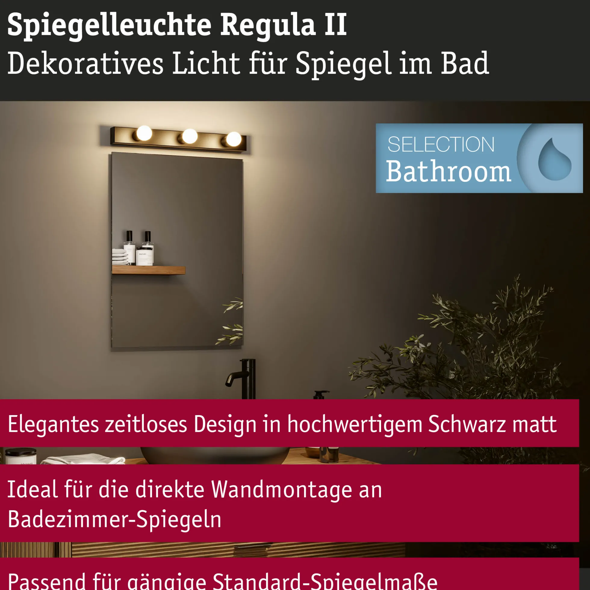 Spiegelleuchte - Regula II