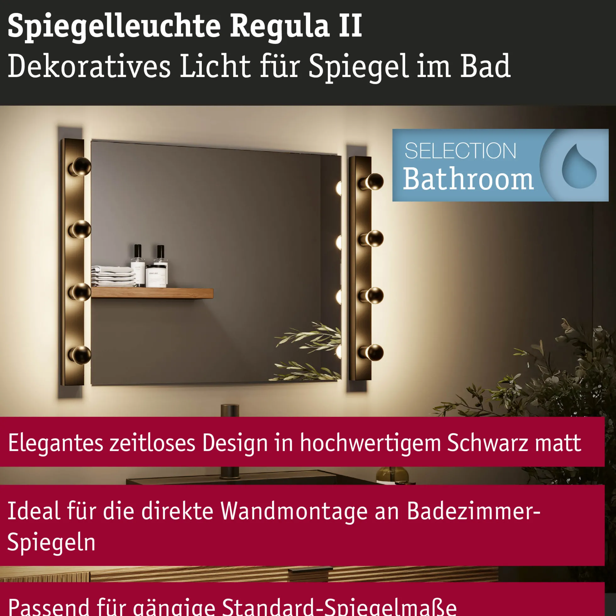 Spiegelleuchte - Regula II