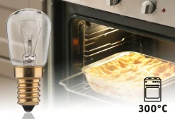 Standard 230V - Backofenlampe 300° E14