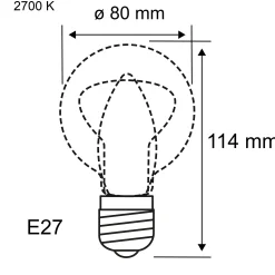 Standard 230V - LED Reflektor R80