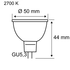 Standard 12V - LED Reflektor GU5,3