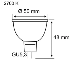 Standard 12V - LED Reflektor 3er-Set