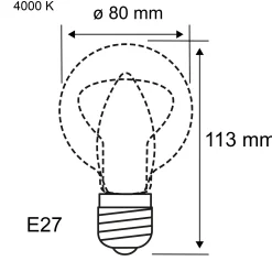 Standard 230V - LED Reflektor R80