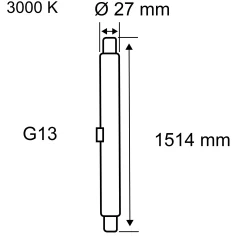 Standard 230V - LED Röhre T8 HF 1514mm