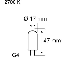 Standard 12V - LED Stiftsockel 1er-Set