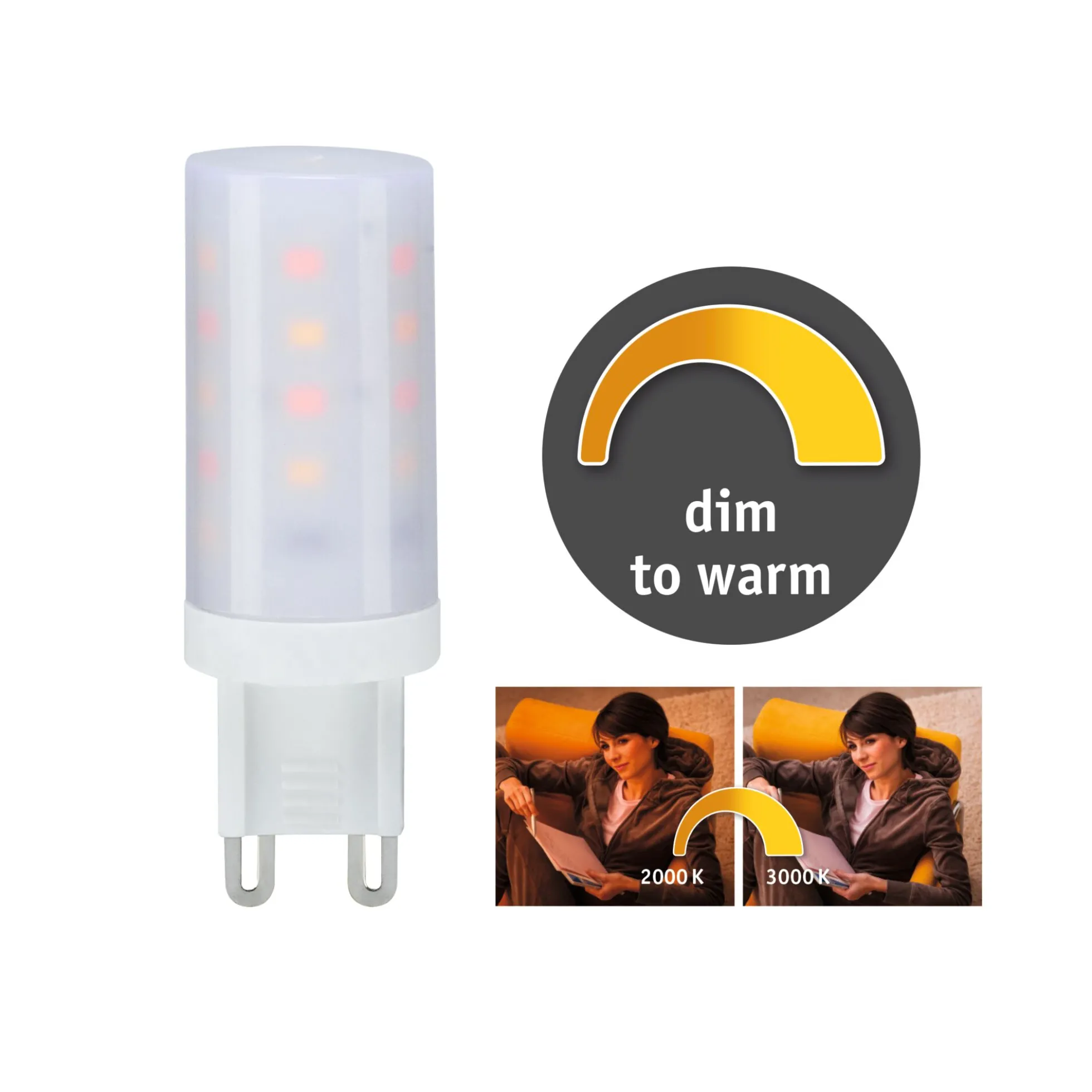 Standard 230V - LED Stiftsockel 1er-Set