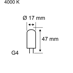 Standard 12V - LED Stiftsockel 1er-Set