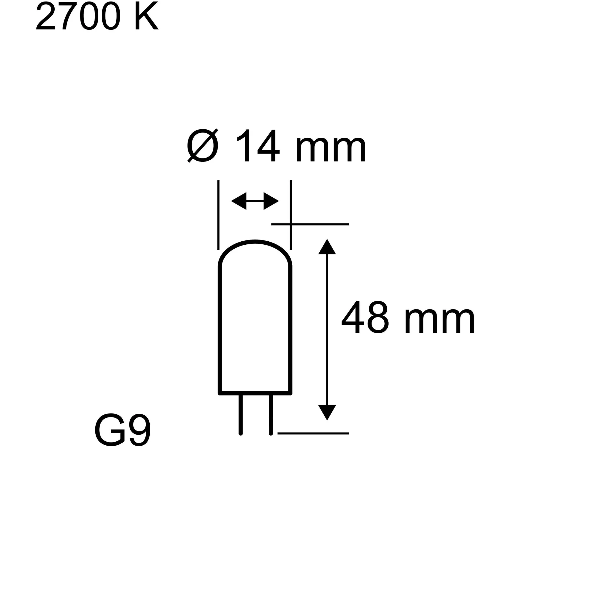 Standard 230V - LED Stiftsockel 1er-Set