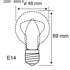 Standard 230V Smart Home Zigbee 3.0 - LED Tropfen E14