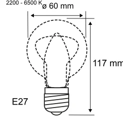 Standard 230V Smart Home Zigbee 3.0 - LED Birne E27