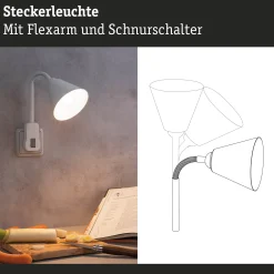 Steckerleuchte - Junus Flexarm