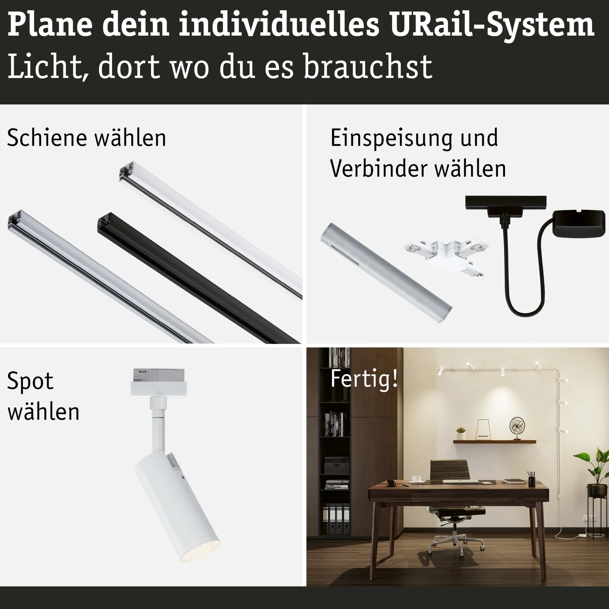 URail Einspeisung - Kabel mit Schalter